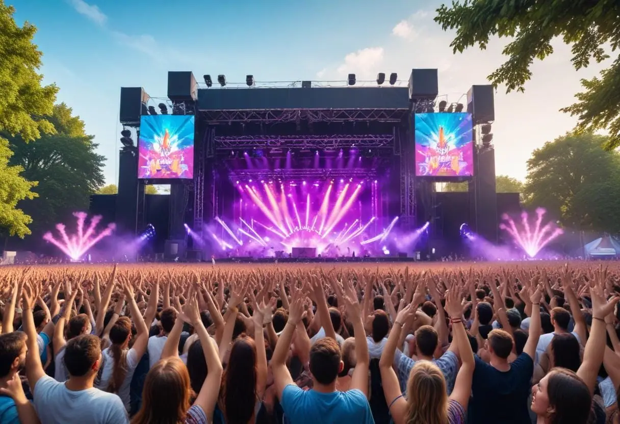Takidas medlemmar redo för festivalens stora scen! illustration